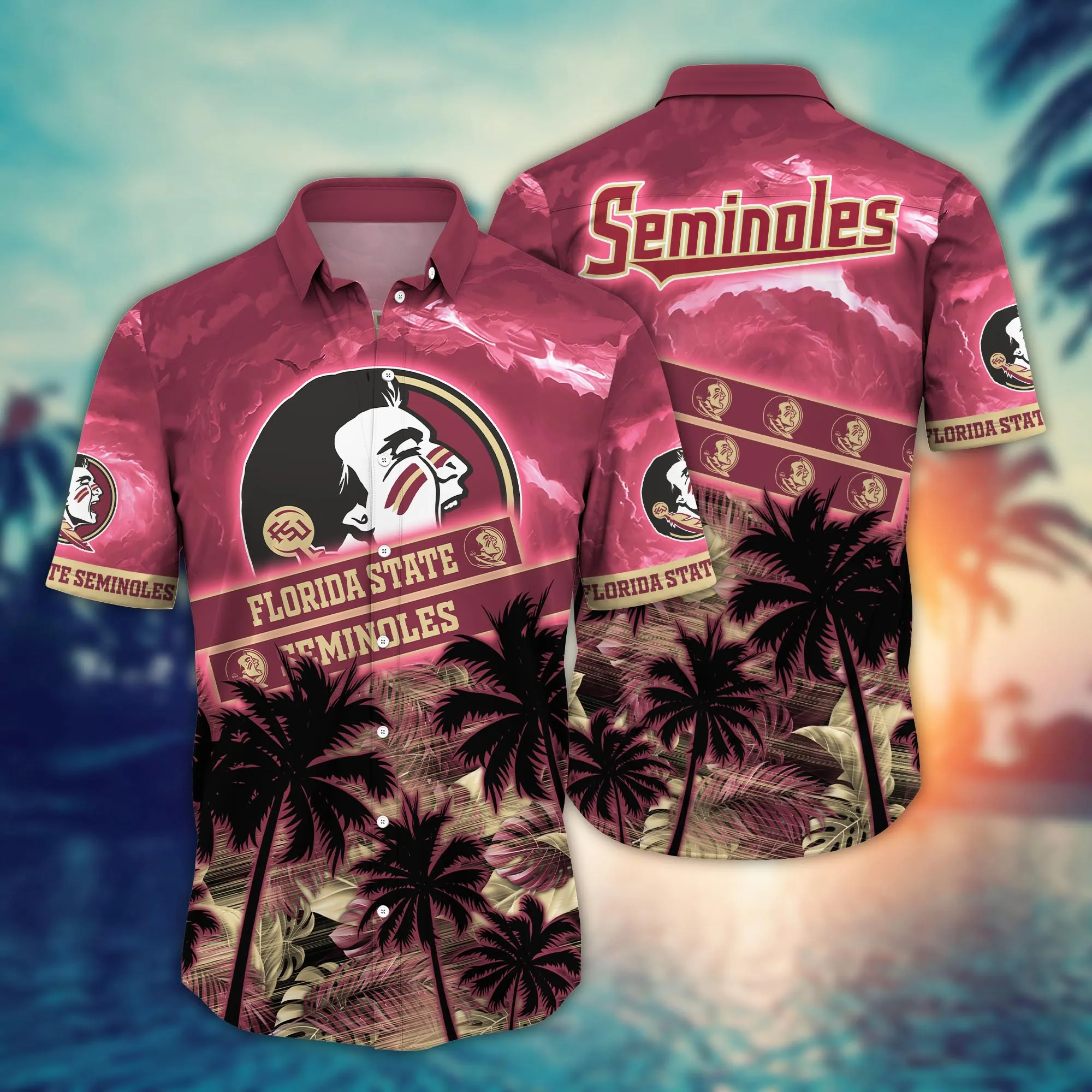 Florida State Seminoles NCAA Hawaiian Shirt Beach Aloha Shirt