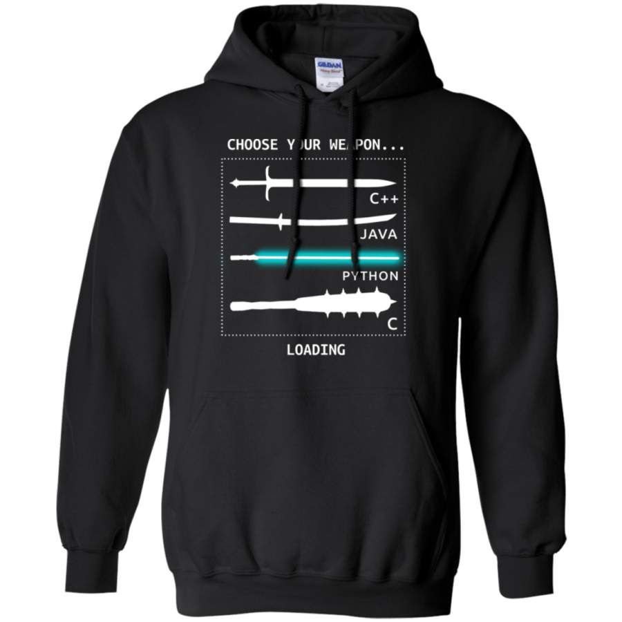 AGR unny Computer Science Shirt-Java C++ Python C Programmer Weapons for Women Men Gildan Pullover Hoodie