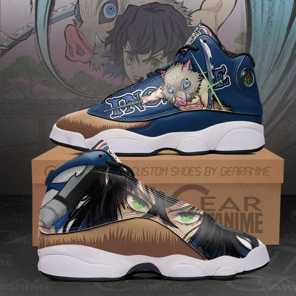 Hashibira Inosuke Sneakers JD13 Demon Slayer Anime Shoes MN10