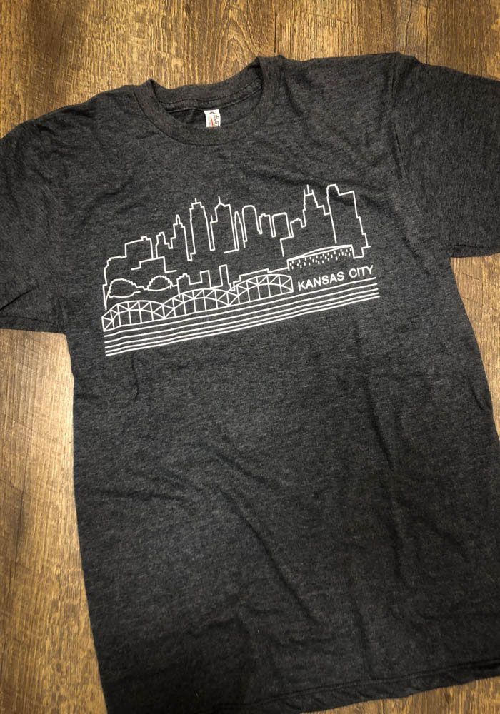 Kansas City Navy Blue Skyline shirt