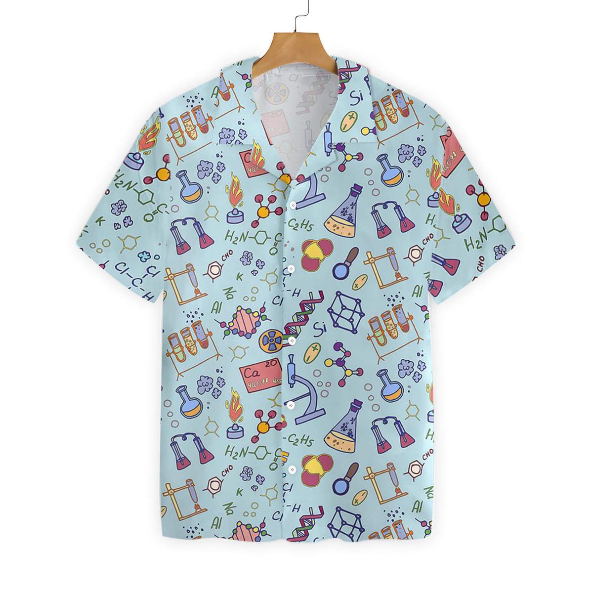 Chemistry Teacher Pattern All Over Printed Hawaiian Shirt Ha57610