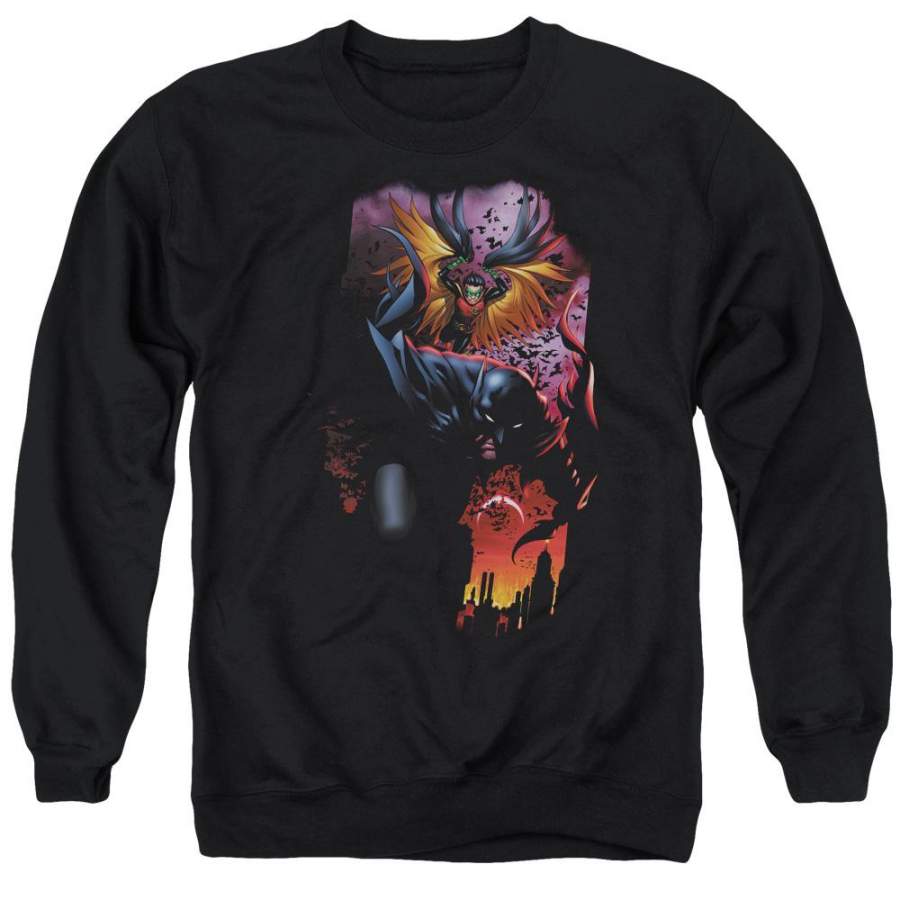 Batman – Batman &Amp; Robin #1 Adult Crewneck Sweatshirt