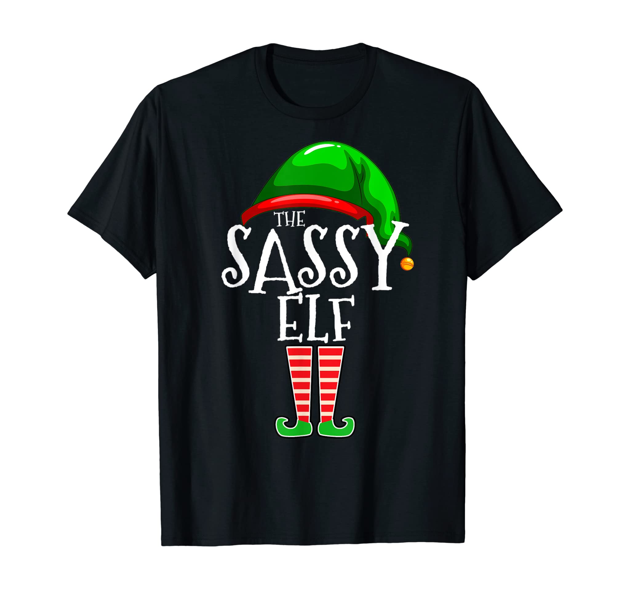 The Sassy Elf Family Matching Group Christmas Gift Funny T-Shirt