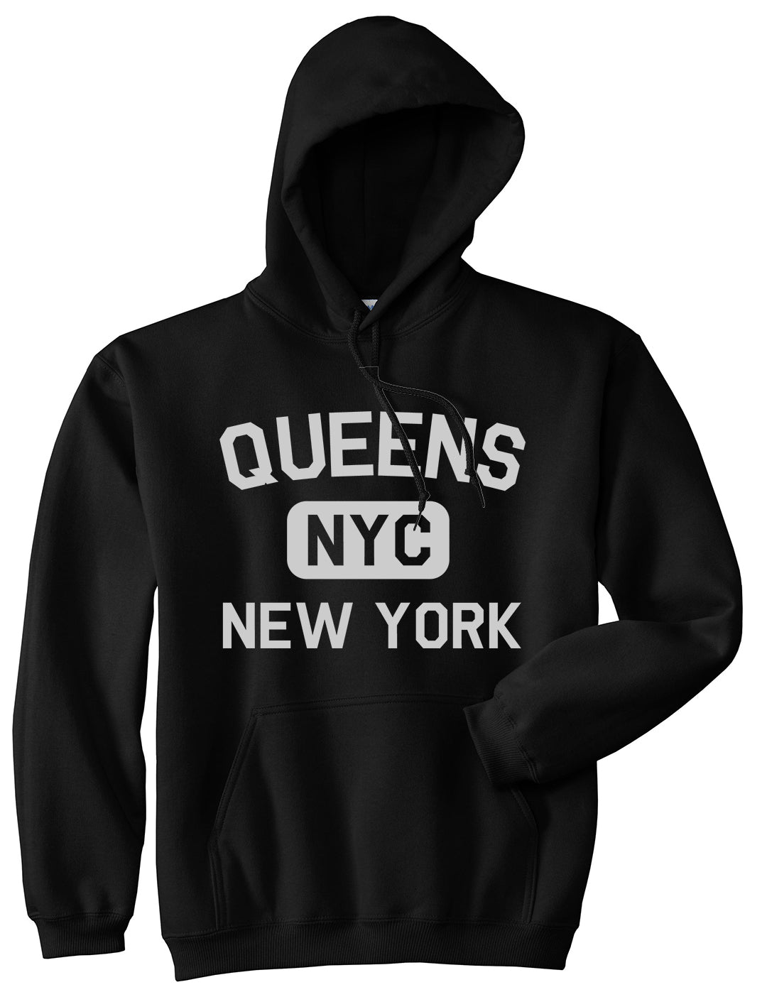 Queens Gym Nyc New York Mens Pullover Hoodie