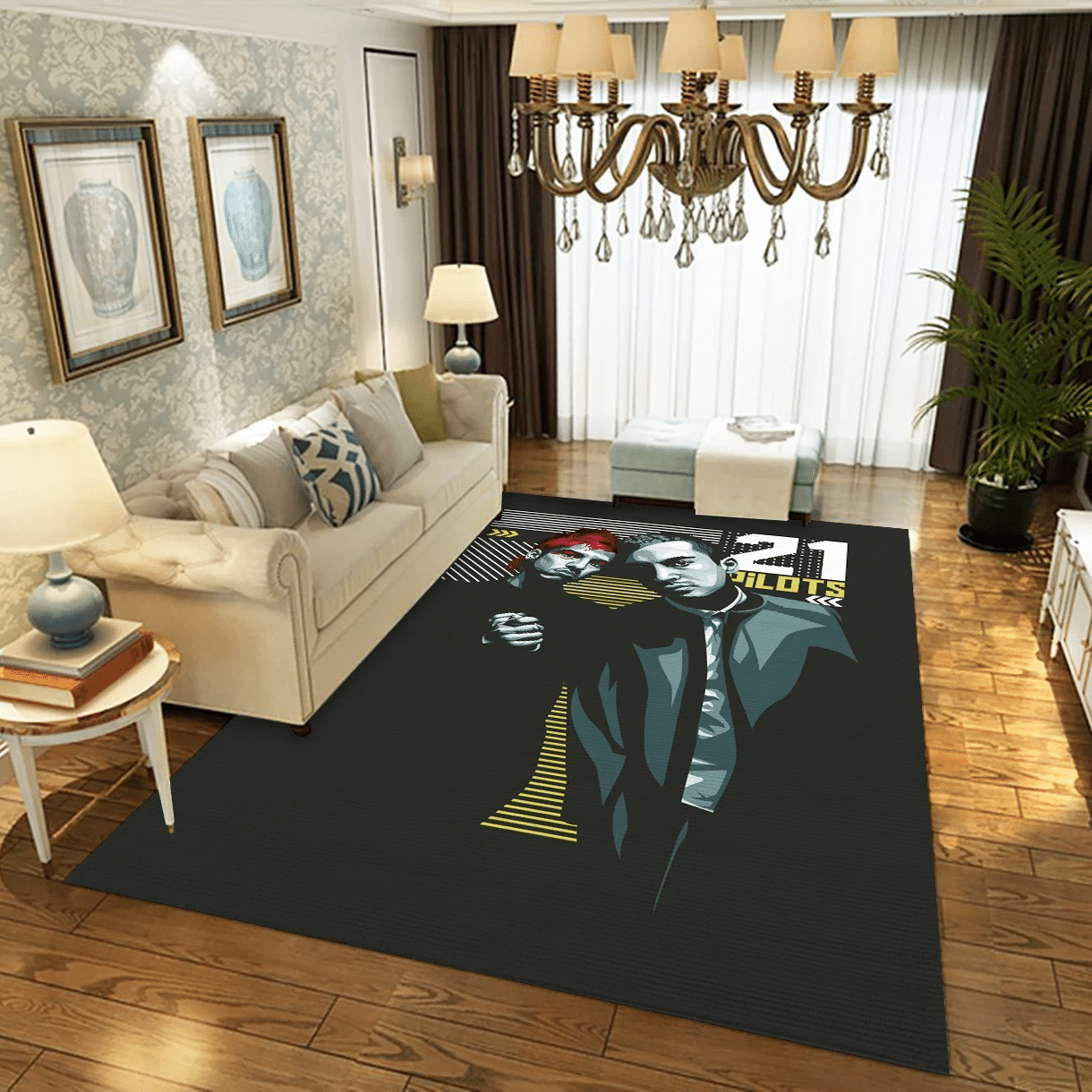 Twenty One Pilots 5 Music Area Rug For Christmas, Living Room  Rug – Christmas Gift Us Decor