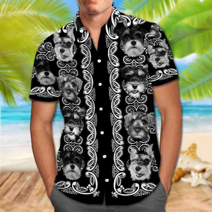 Miniature Schnauzer Aloha Hawaii Shirts For Men Women Ha20669