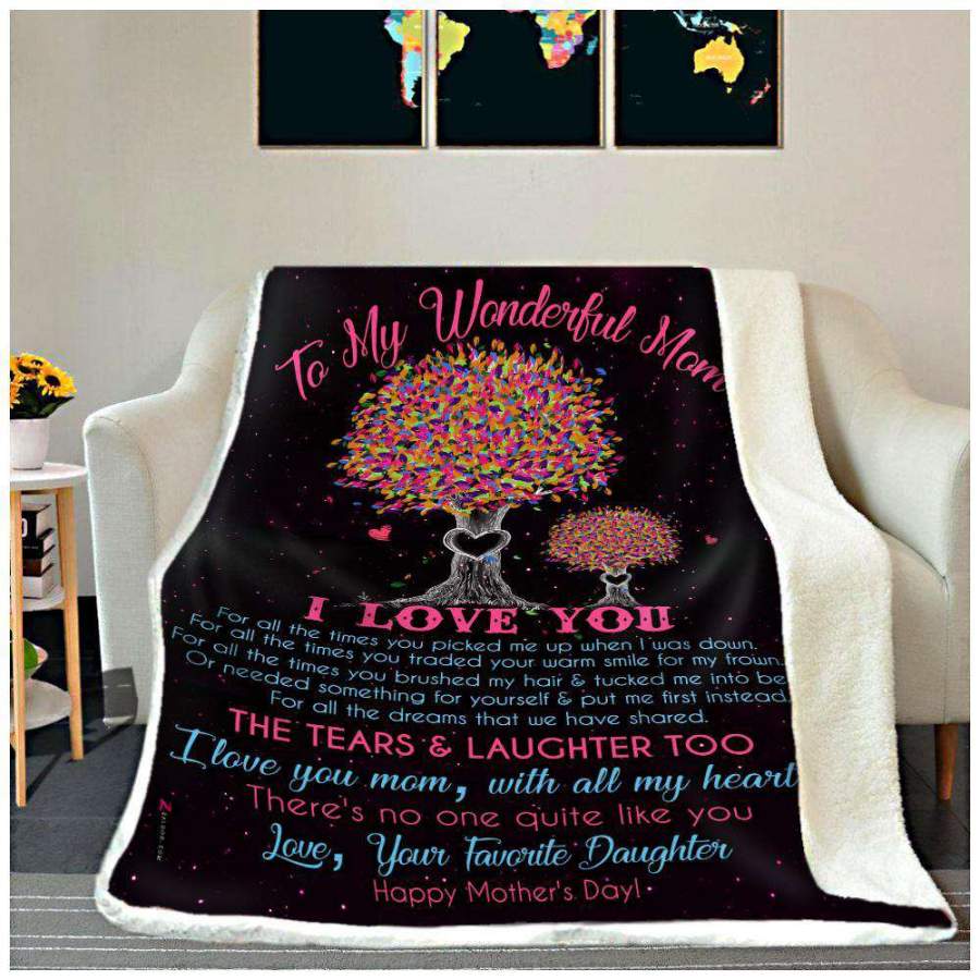 Mother’s Day Gift For Mom I Love You For All The Times Blanket