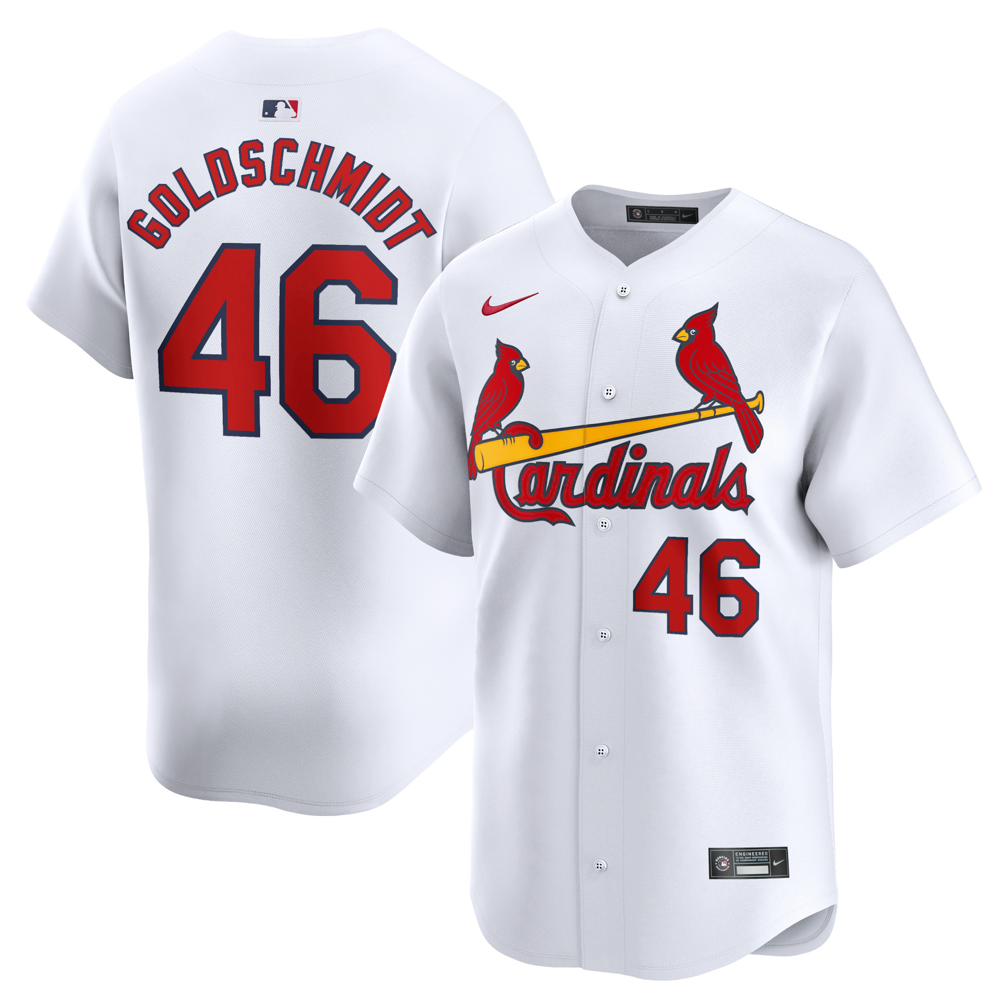 Paul Goldschmidt St. Louis Cardinals Home Limited Player Jersey – White