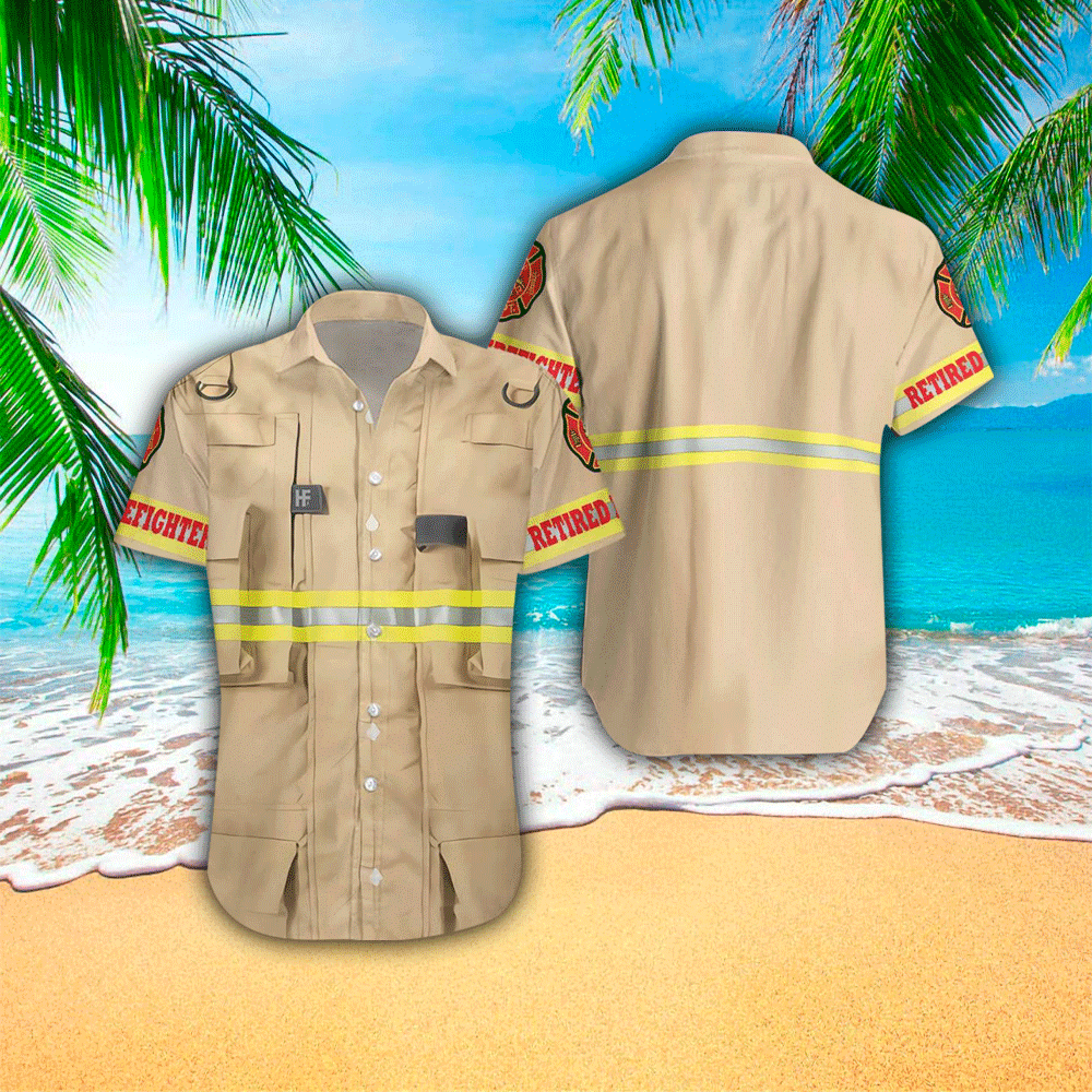 Firefighter Hawaii Shirt For Lover Gifts Aloha Ha82207