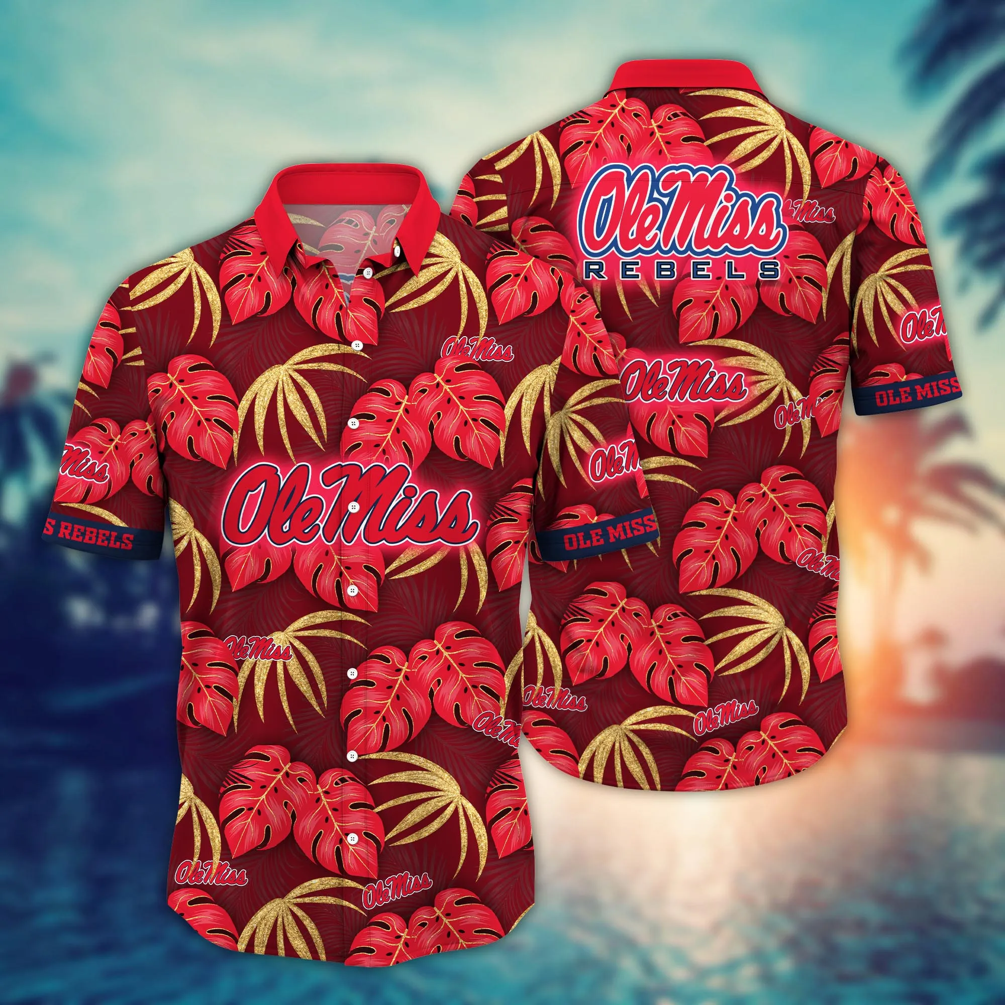 Ole Miss Rebels NCCA Hawaiian Shirt Heatwave Aloha Shirt