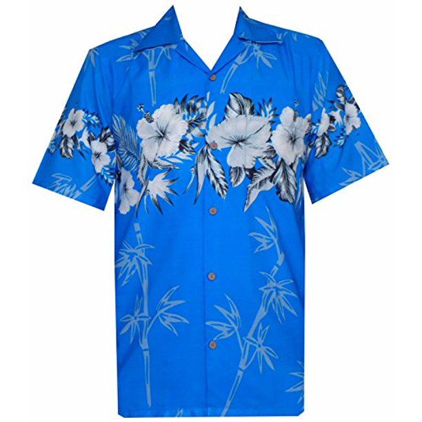 Bamboo Tree Blue Awesome Design Hawaii Shirt Ha31213