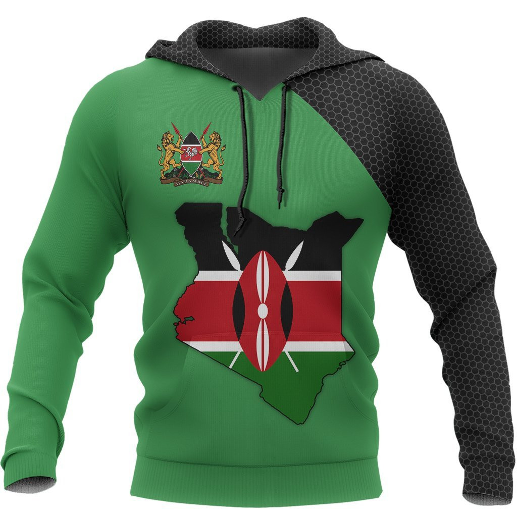 Kenya Map 3D All Over Printed Shirts For Men And Women Tt0068