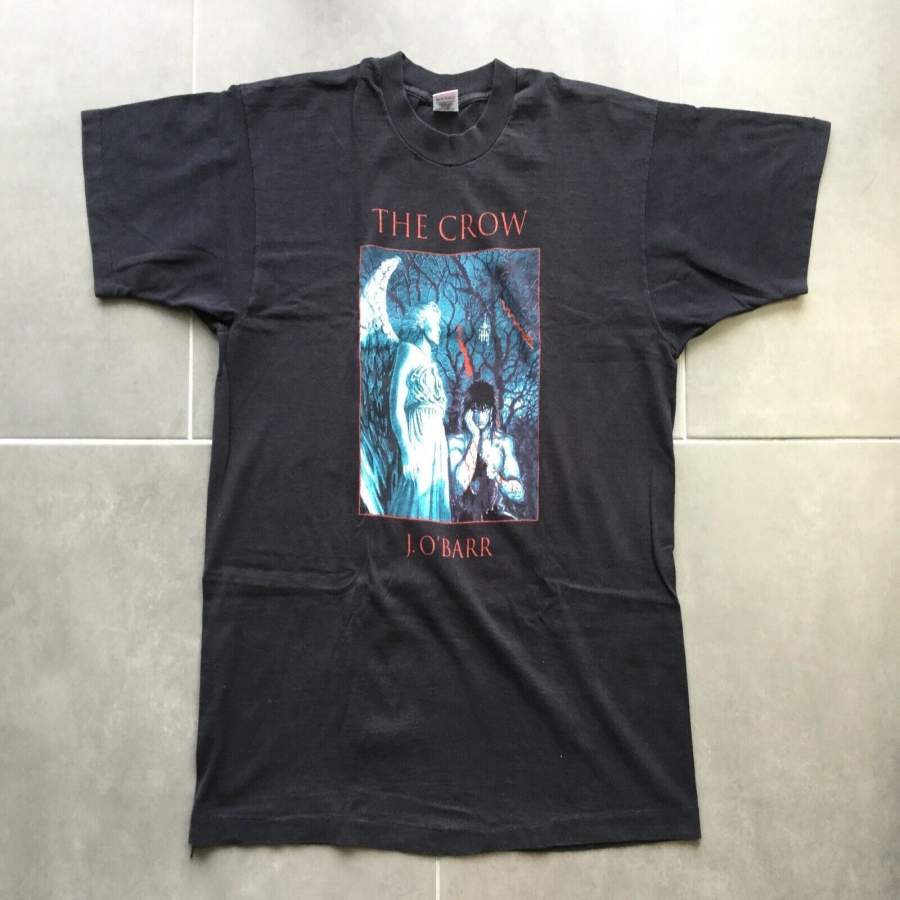 Vintage The Crow Movie T Shirt 1994 Movie James O’barr Grunge Horror Rap