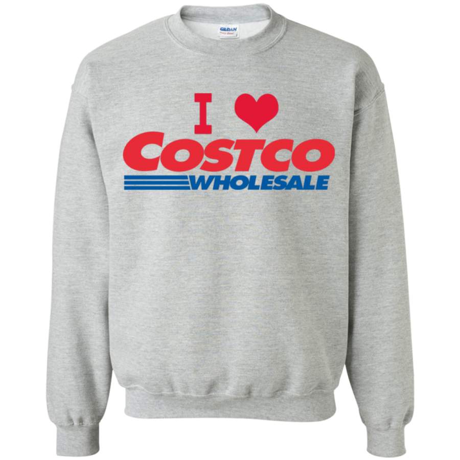 AGR I Love Costco Crewneck Pullover Sweatshirt