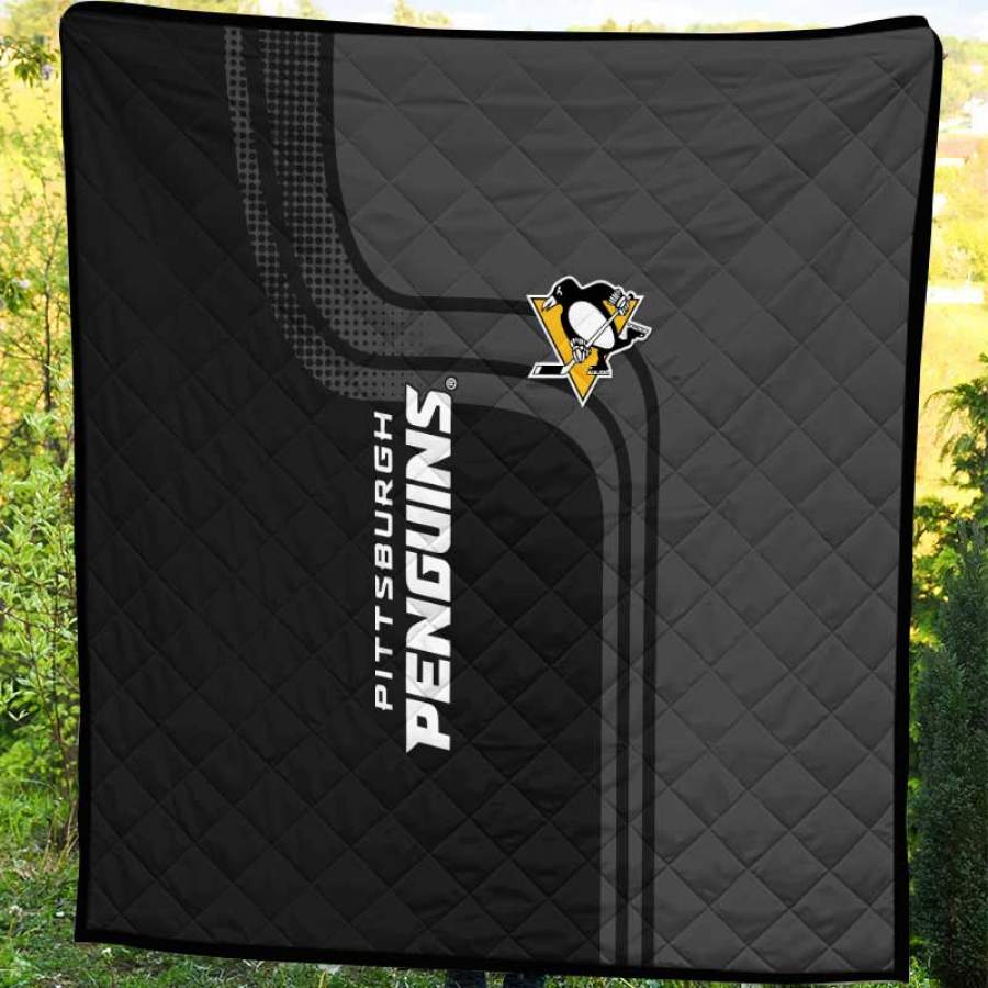 Pittsburgh Penguins Best Design Ever In Gray Personalized Custom 3D Full Print Blanket