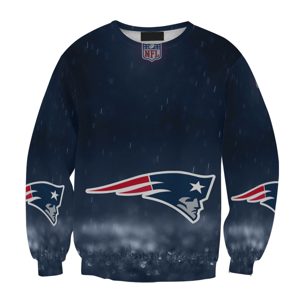 New England Patriots Raining Gift For Fan 3D Full Printing Sweatshirt