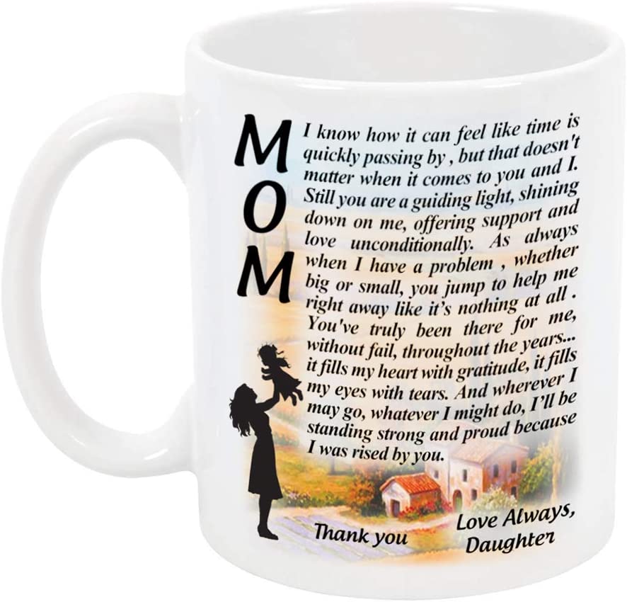 Memory Gift – Coffee Mug 11Oz- Gift From Daughter To Mother – Gift For Mother’S Day, Birthday Gift – Valentine Day Gift Idea For Mother