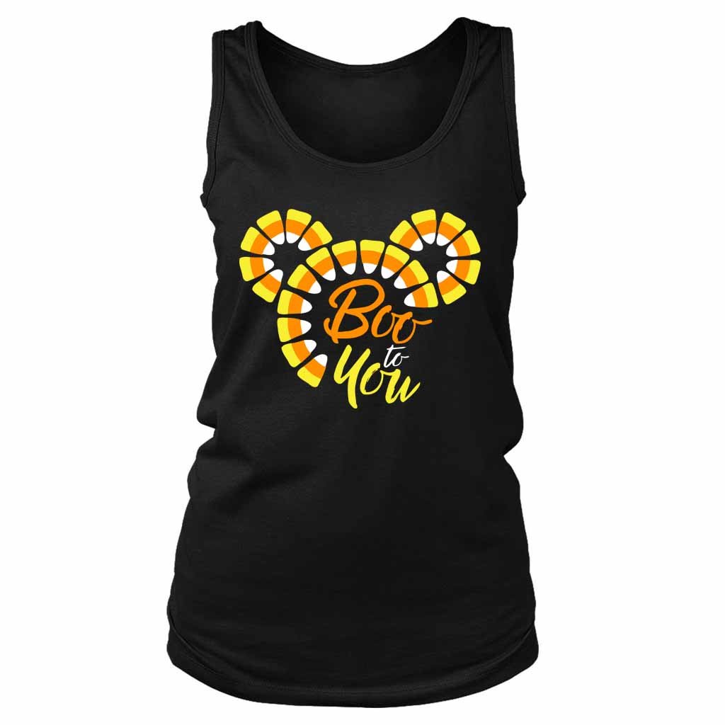 Candy Corn Wishes Boo To You Women’s Tank Top