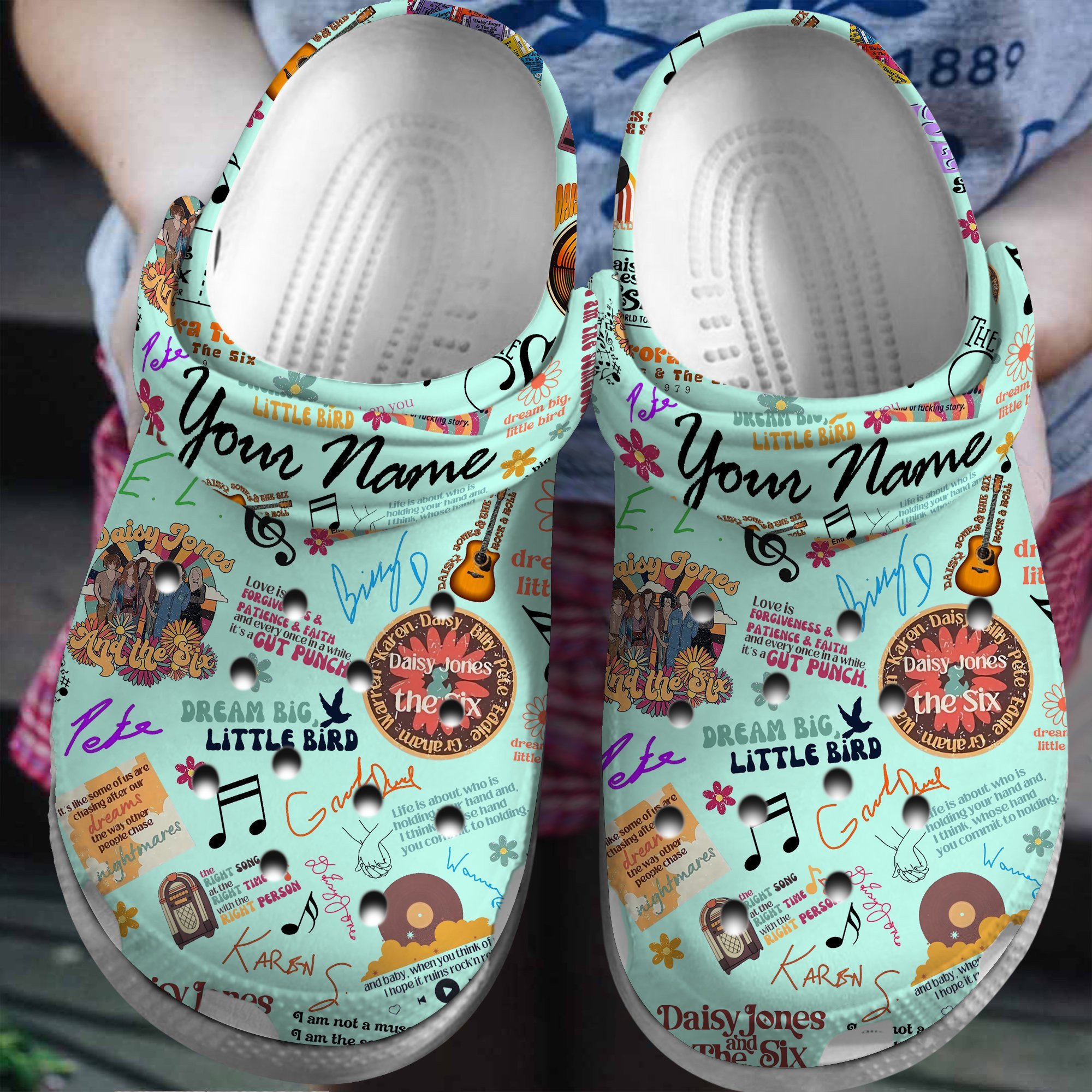 Daisy Jones &Amp The Six Tv Series Crocss Clogs For Men Women And Kid Lhz69Jhy