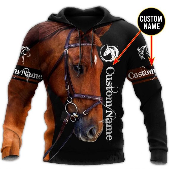 Animal Gifts Horse Gifts Horse Personalized Us Unisex Size Hoodie