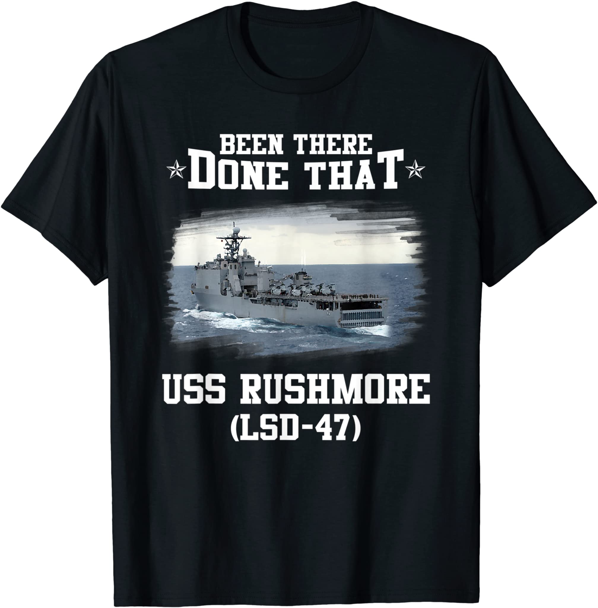 USS Rushmore LSD-47 Veterans Day Father Day T-Shirt