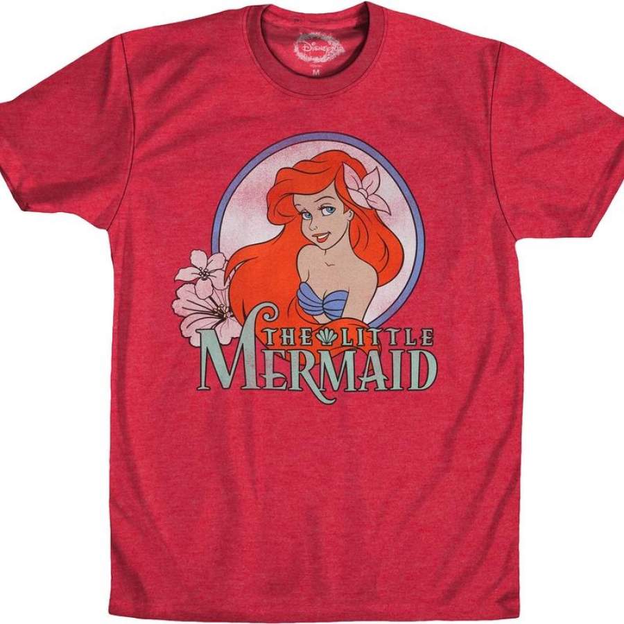 Ariel Little Mermaid T Shirt Love Art Usa