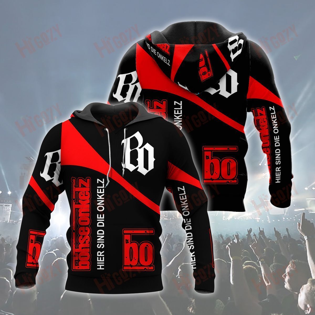 Bohse Onkelz Hoodie, Bohse Onkelz 3D All Over Printed Clothes – T131