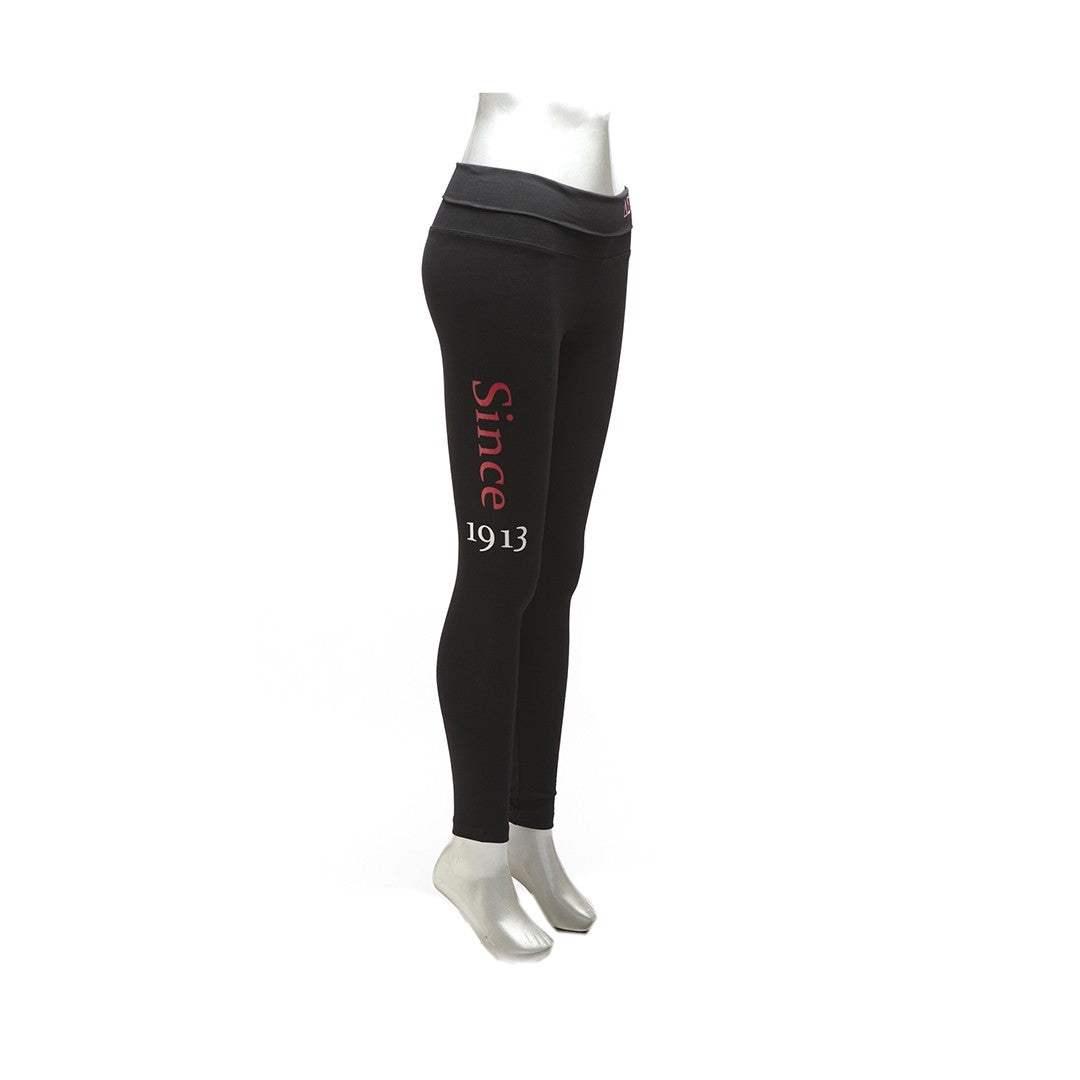 Gqs Delta Sigma Theta Black Yoga Leggings