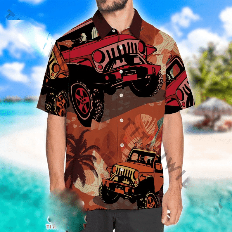 Fathers Day Gift Jeep Dad Hawaii Aloha Shirt Va Ha77015