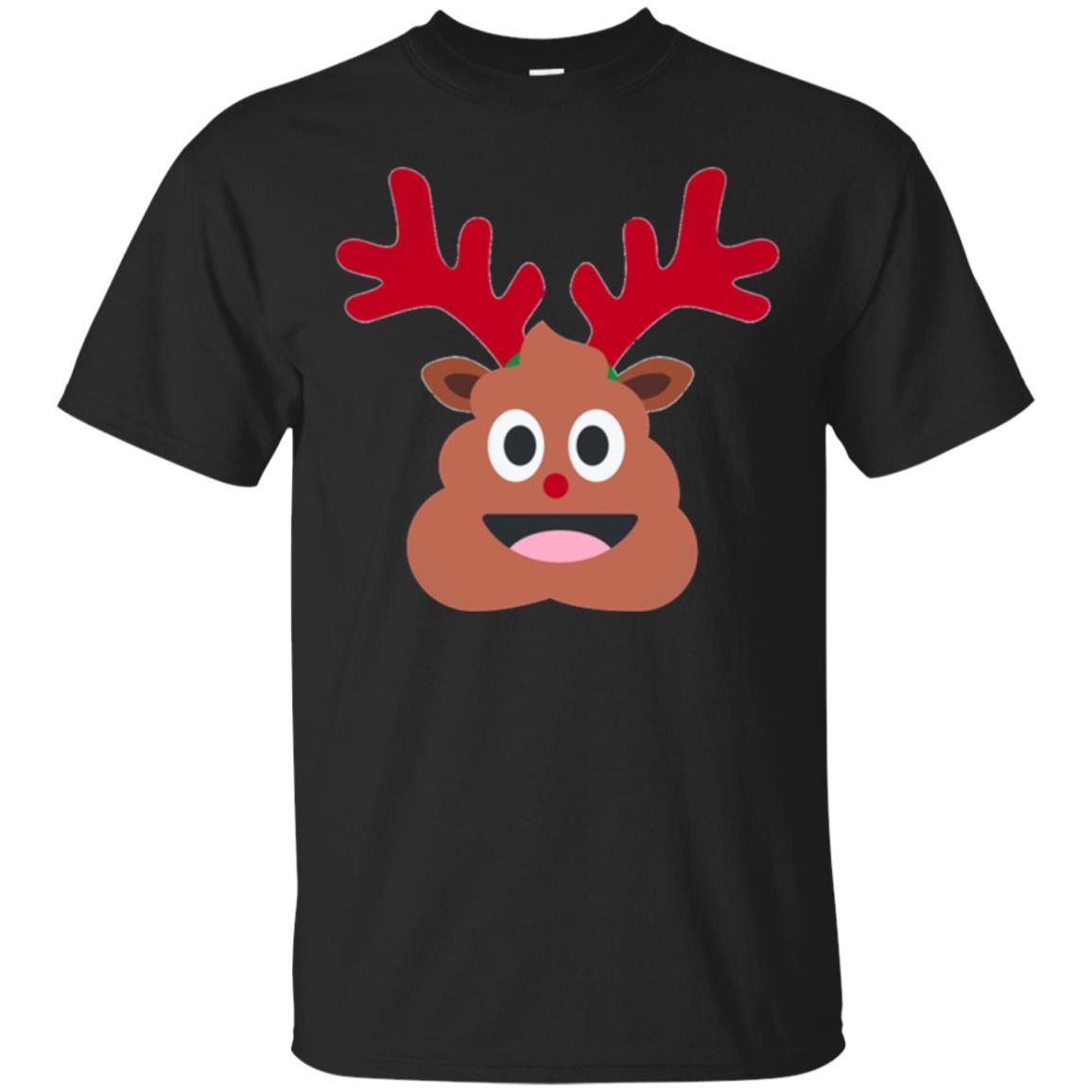 xmas reindeer poop emoji shirt ugly christmas