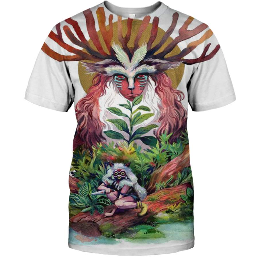 3D All Over Print Mononoke 12 Shirt