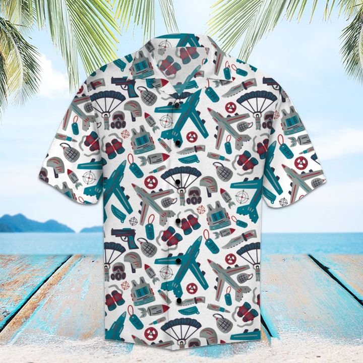 Amazing Air Force Hawaiian Shirt Summer Button Up For Men, Women, Couple