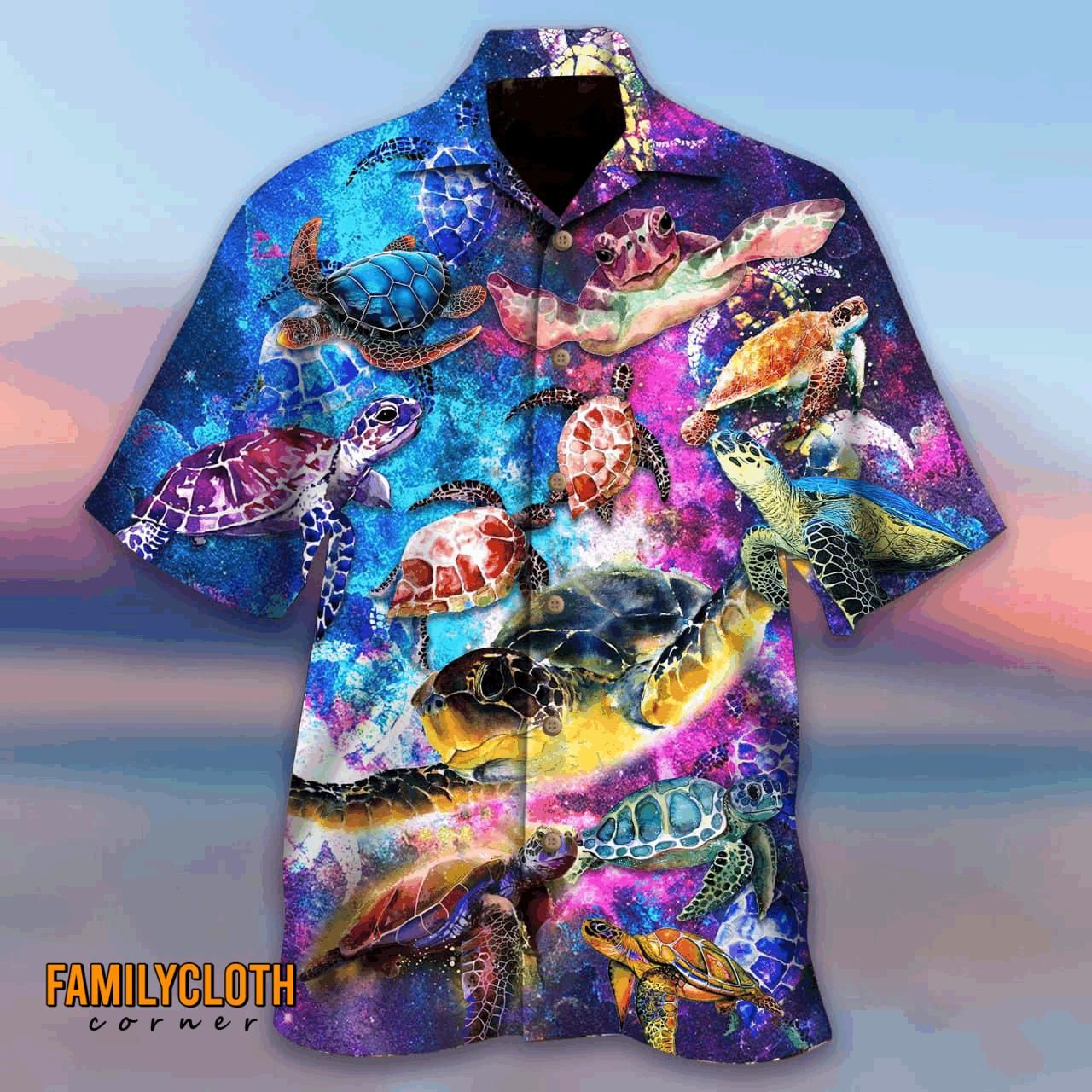 Try To Be Like The Turtle At Ease In Your Own Shellaloha Hawaiian Shirt Colorful Short Sleeve Summer Beach Casual Shirt For Men And Women