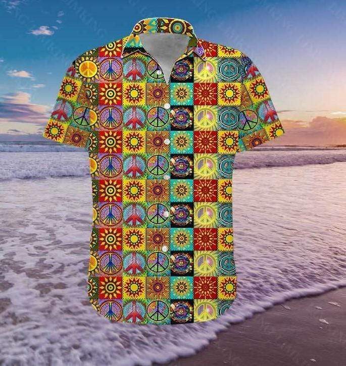 Hawaii Aloha Shirts Hippie Pattern Hawaii Shirt For Hawaii Ha47925