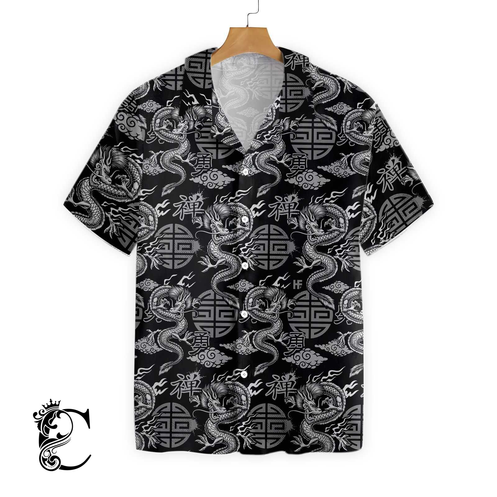 Asian Dragon Hawaiian Shirt