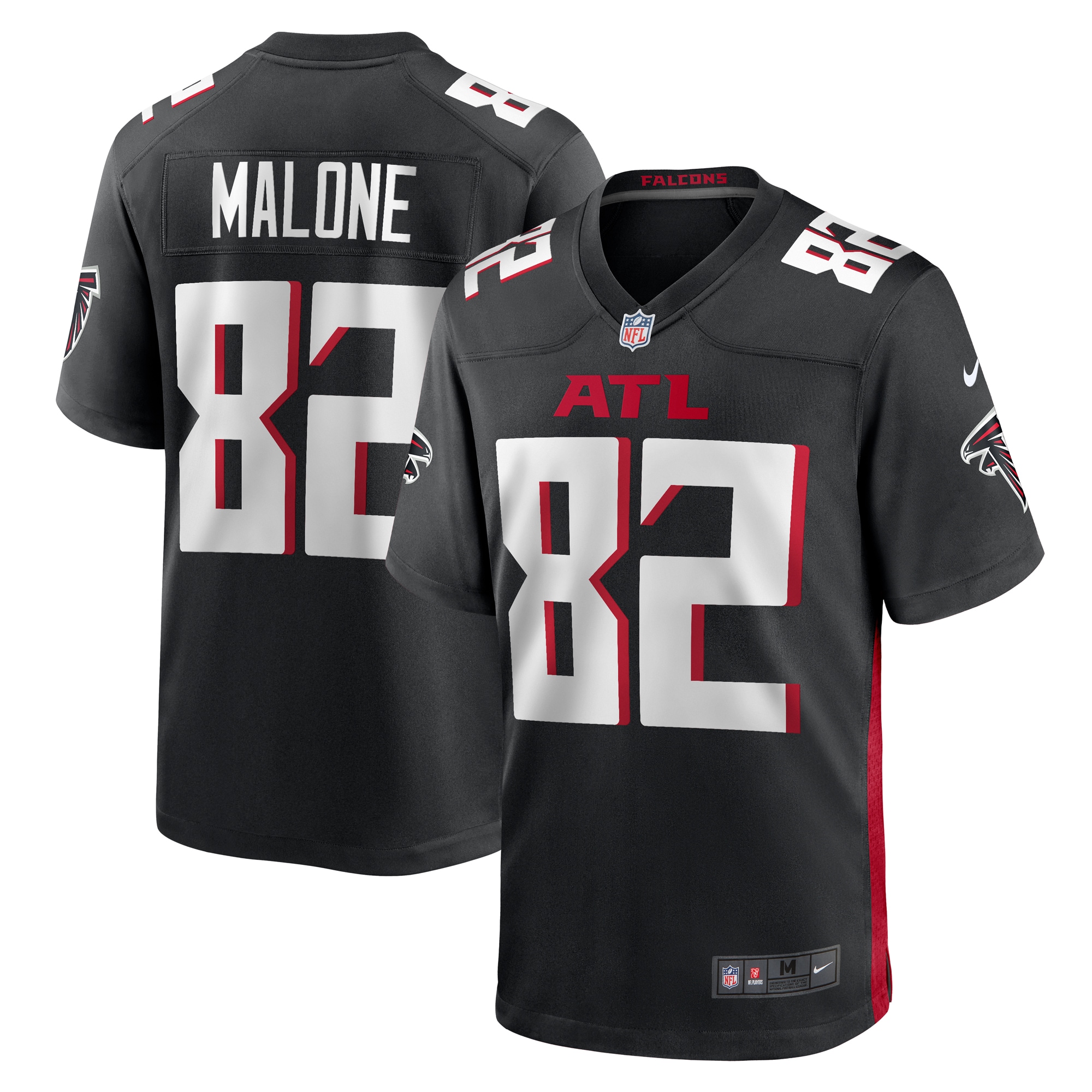 Xavier Malone Atlanta Falcons Game Jersey – Black