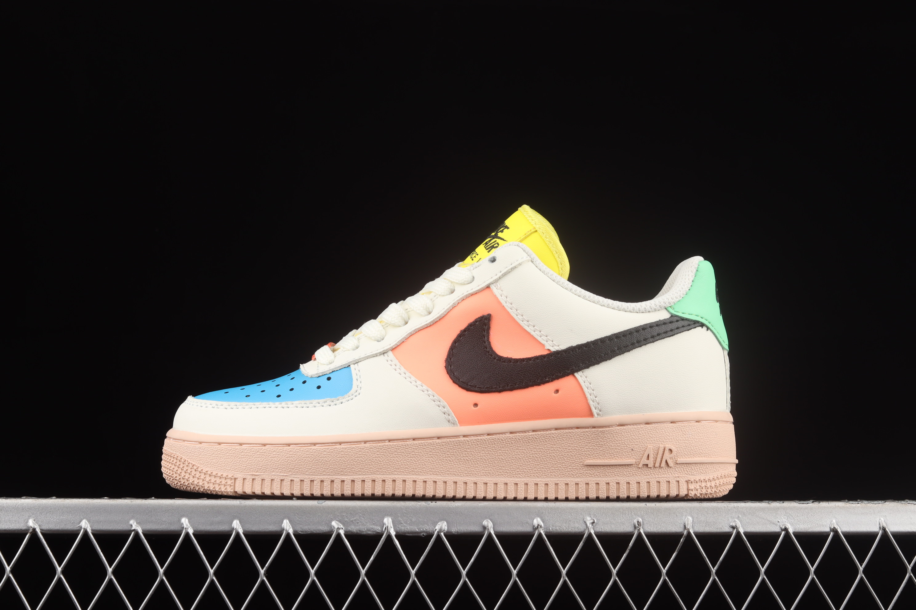 Nike Air Force 1 Low ’07 Sail Multi Sneakers, Women SNK573951115