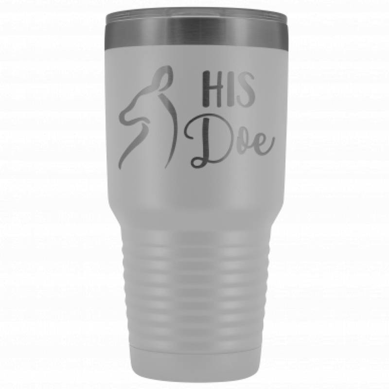 Couple Tumbler His Doe 30 Ounce Vacuum Tumbler