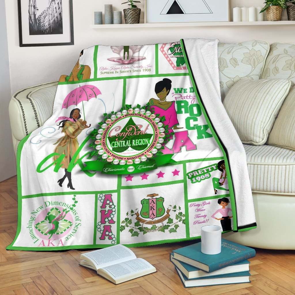 Alpha Kappa Alpha Cla0910347F Fleece Blanket