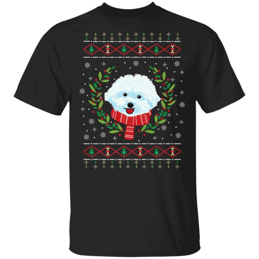 Bichon Frize Ugly Christmas Sweater, Long Sleeve, Hoodie