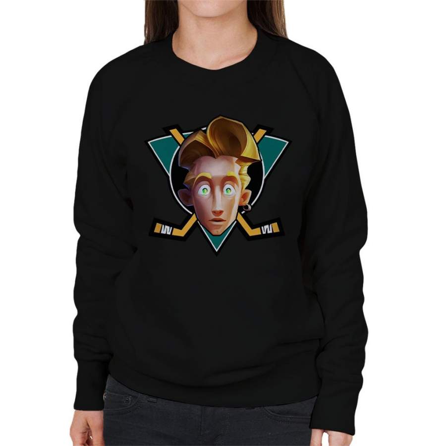 Mighty Ducks Monkey Island Guybrush Women’s Sweatshirt