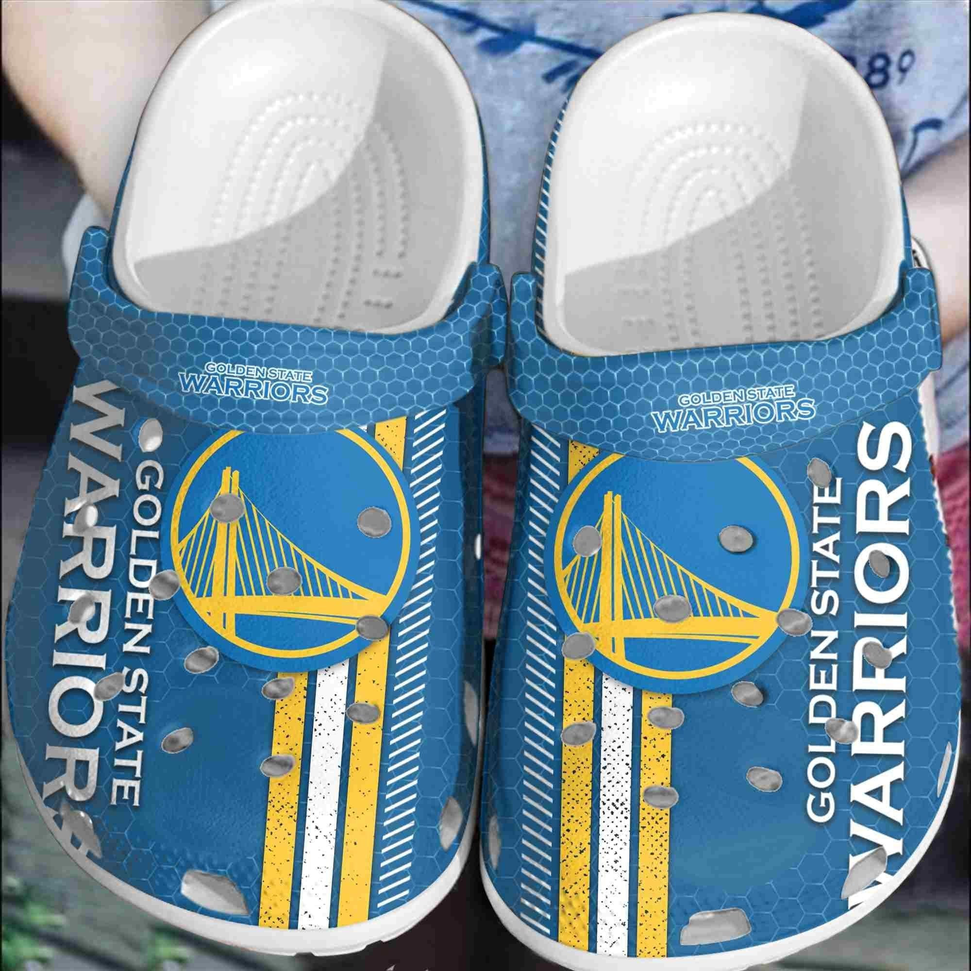 Golden State Warriors Basketball Club Crocband Comfortable Clogs Shoes Crocss For Men Women