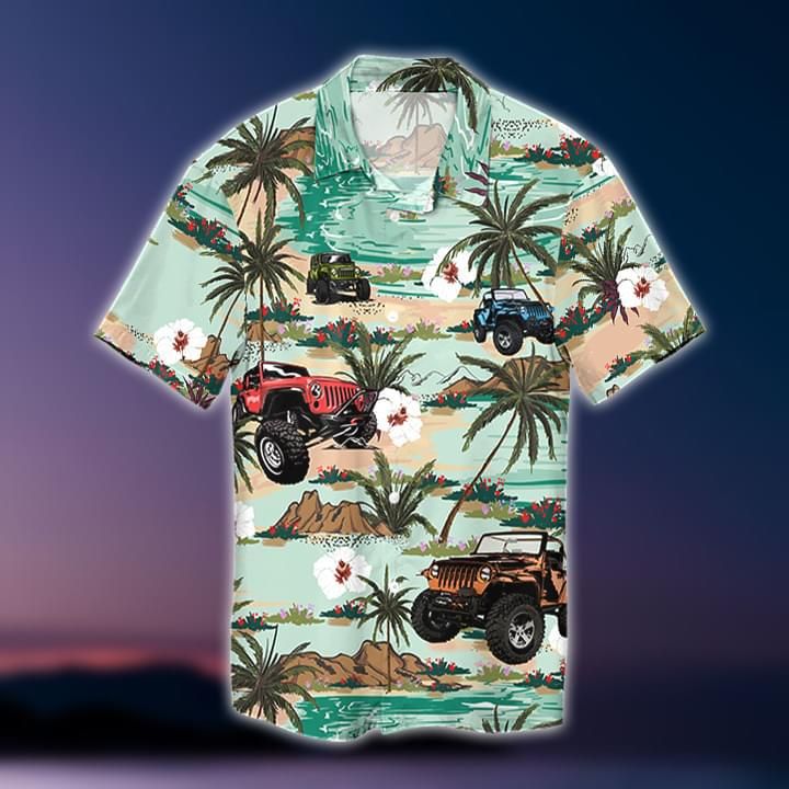 Summer Beach Truck Coconut Tree Hawaii Shirts Ha27634