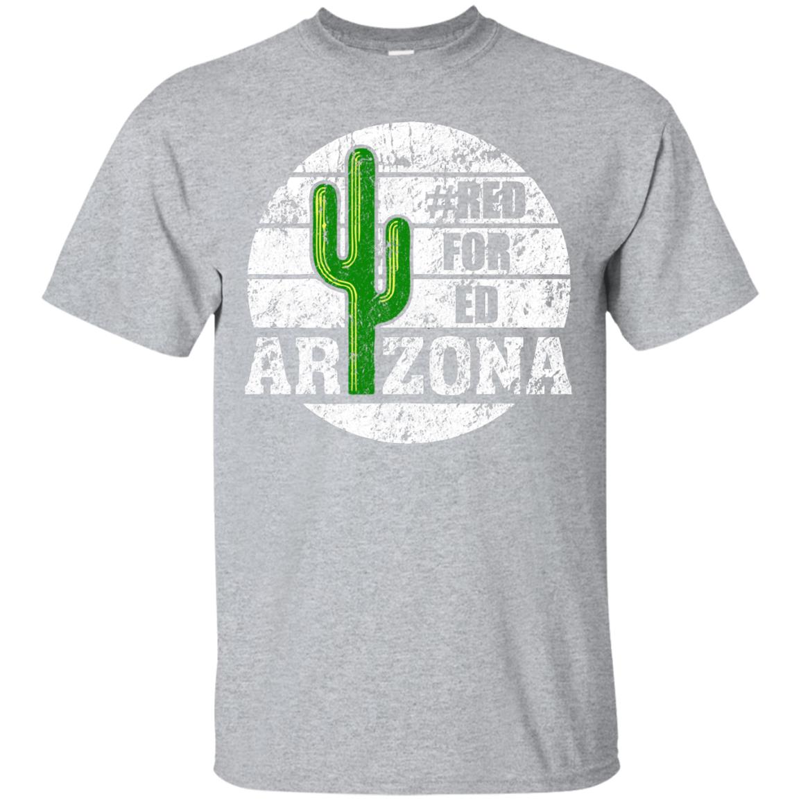 Vintage Red for Ed Arizona T Shirt Cactus Women Men Kids Tee