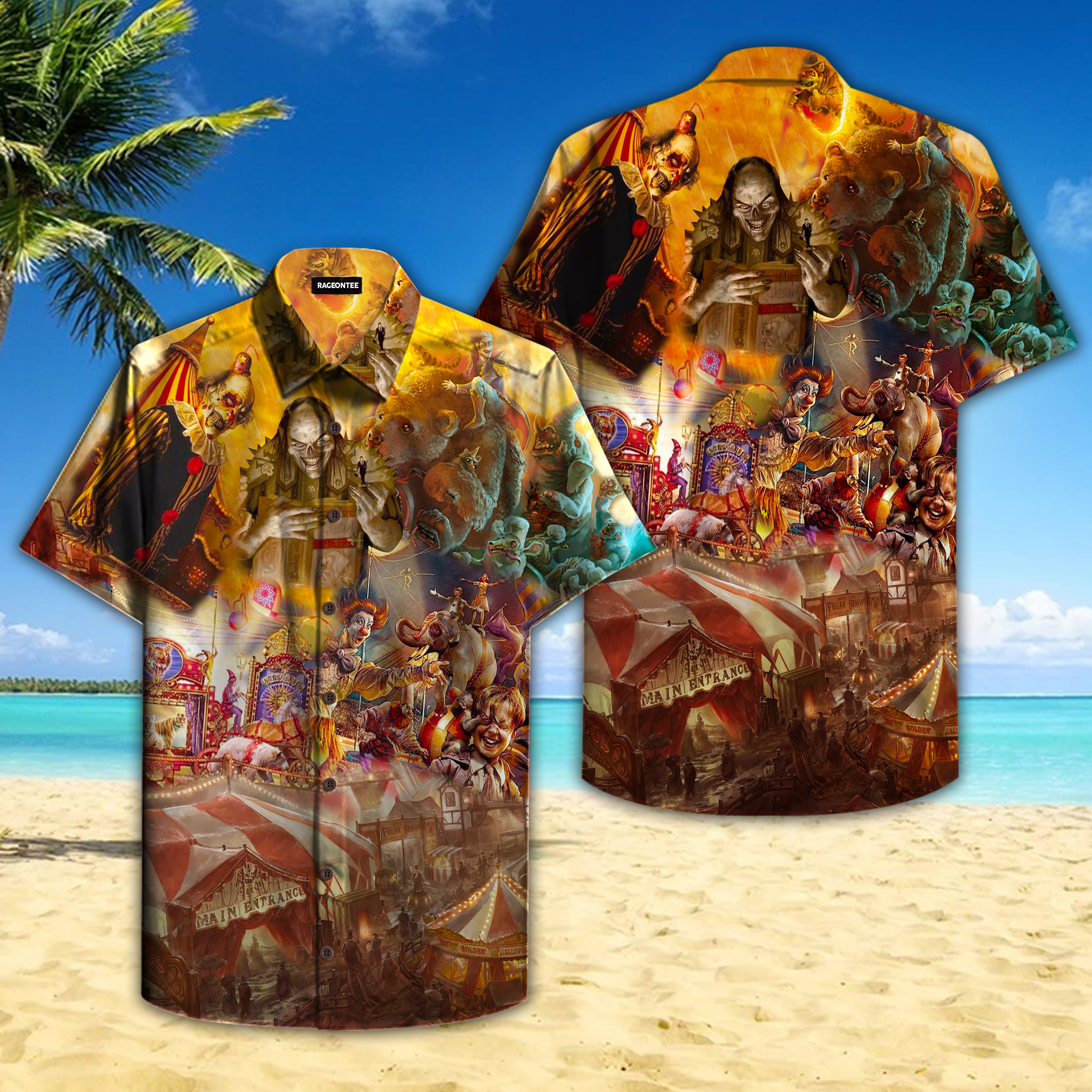 After Midnight Circus Horror Life Hawaiian Shirt | Unisex | Adult | Hw4665