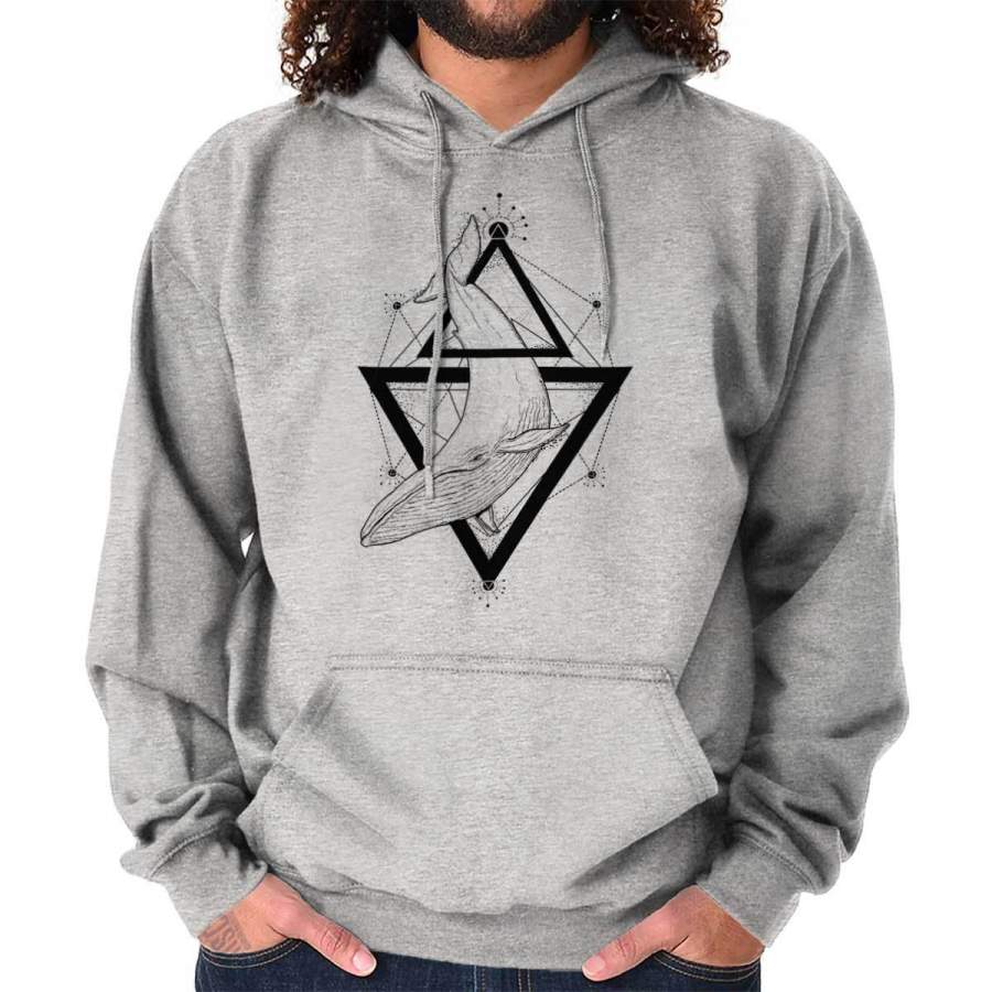 Triangle Whale Hoodie