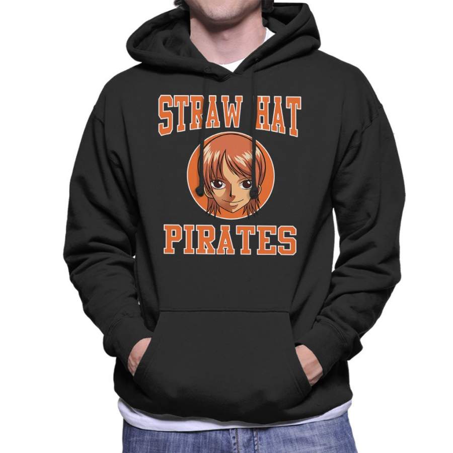 Straw Hat Pirates Nami One Piece Men’s Hooded Sweatshirt