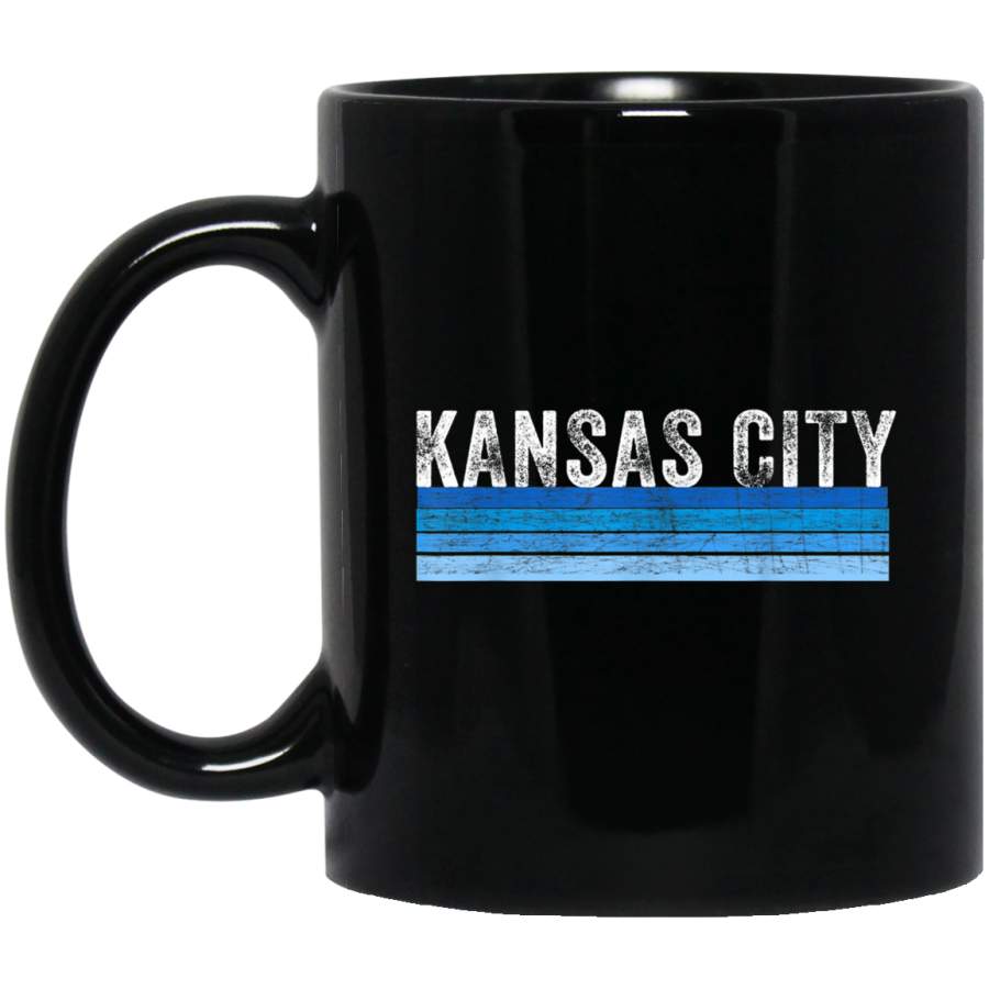 KC Royal Blue Kansas City Retro Kc Baseball Stripes Classic Mug