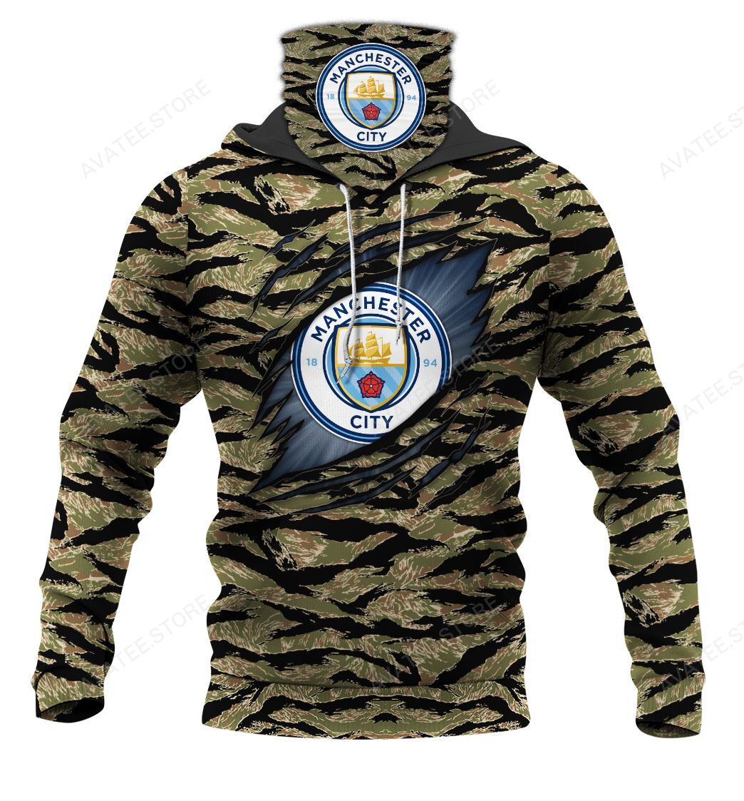 02ManchesterCity005 | Tiger Camouflage | CUSTOMIZE YOUR NAME & NUMBER | HOT SALE 3D PRINTED