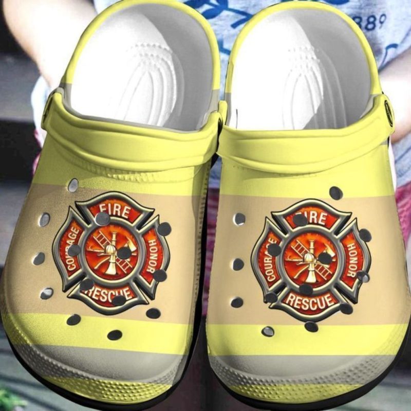 Firefighter Gift For Lover Rubber clog Shoes Comfy Footwear